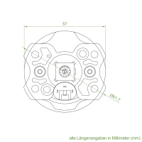 Geiger Mechanischer Rohrmotor SOLIDline SOC-Touch | 10-30 Nm | ab 45 mm Wickelwelle