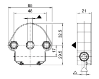 Geiger Schneckengetriebe | Untersetzung 6:1 | 6 mm Vierkant