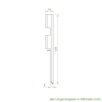 Geiger Abrolllager für SOLIDline Rollladenmotor |  mit Vierkantzapfen