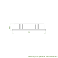 Set 11/R | Becker Adapter-Set für Nutwelle Forjas 70 | für Becker Antriebe Serie R