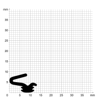 Zeichnung des Dichtungsprofils der Lippendichtung LP473.