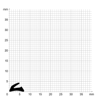 Zeichnung des Dichtungsprofils der Lippendichtung LP108.