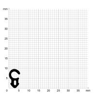 Zeichnung des Dichtungsprofils der Lippendichtung LP131.