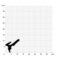 Zeichnung des Dichtungsprofils der Lippendichtung LP134.