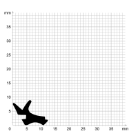 Zeichnung des Dichtungsprofils der Lippendichtung LP140.