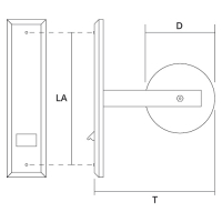 Getriebe Rollladen-Gurtwickler | Lochabstand 165 mm | für 10-12 m Gurt