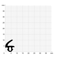 Zeichnung des Dichtungsprofils der Lippendichtung LP224.