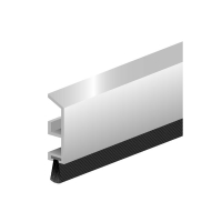 Foto der Türbodendichtung TB006 aus Aluminium für Türen.