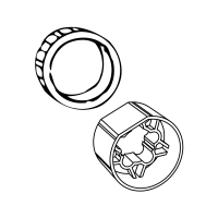 Adapter-Mitnehmer für 70 mm Rundwelle 70 x 1,5...