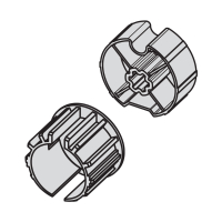 Technische Zeichnung von Adapter und Mitnehmer für...