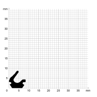 Zeichnung des Dichtungsprofils der Lippendichtung LP359.