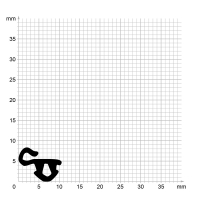 Zeichnung des Dichtungsprofils der Lippendichtung LP397.