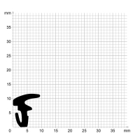 Zeichnung des Dichtungsprofils der Lippendichtung LP440.