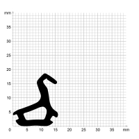 Zeichnung des Dichtungsprofils der Mitteldichtung MI199...