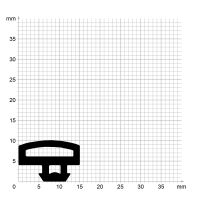 Zeichnung des Dichtungsprofils der Schlauchdichtung SL089.