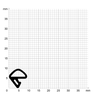 Zeichnung des Dichtungsprofils der Schlauchdichtung SL092.