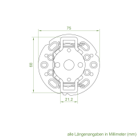 Elero Motorlager | ohne Langloch | für RevoLine S Antriebe