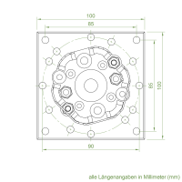 Elero Motorlager | für VEKA-Variant Elemente | für RevoLine M Antriebe