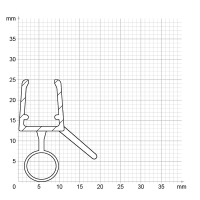 Duschdichtung DD015 für Rundduschen | transparent | Länge 1250 mm