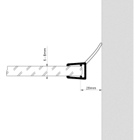 Duschdichtung DD022 | transparent