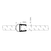 Duschdichtung DD039 | transparent