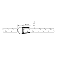 Duschdichtung DD027 | transparent