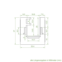 Einlauftrichter 33,4 x 37 mm | Sonderanfertigung