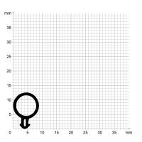 Zeichnung des Dichtungsprofils der Schlauchdichtung SL147.