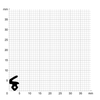 Zeichnung des Dichtungsprofils der Lippendichtung LP483.