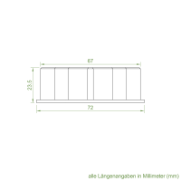 Elero Adapter-Mitnehmer-Set | Achtkant-Stahlwelle SW 70 | für Elero Typ 9 NHK Antriebe