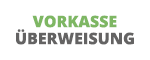 Logo Vorkasse Überweisung